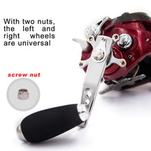 Load image into Gallery viewer, SANLIKE Aluminium Fishing Handle Knob 5*8MM Suitable for S&D Jigging Trolling Reel Tackle Tools Left Right Hand