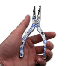 Load image into Gallery viewer, New arrival China white and blue color Fishing Tackle Gripper Clip Clamp Grabber Fish Plier Pliers Hand Tools for fishing lover
