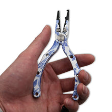 Load image into Gallery viewer, New arrival China white and blue color Fishing Tackle Gripper Clip Clamp Grabber Fish Plier Pliers Hand Tools for fishing lover