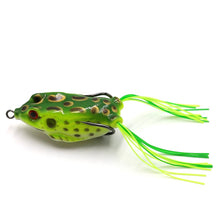 Load image into Gallery viewer, SANLIKE 1 Pcs Frog Baits with Dual Hooks Fishing Lures Top Water Minnow Crank Soft Bait Fishing Tackle Accessries 5.5cm