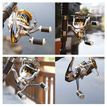 Load image into Gallery viewer, SANLIKE Fishing Reel Handle Fit for Dai Duralumin Ultralight Corrosion Resistance for Sea Fishing Left/Right
