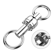 Load image into Gallery viewer, SANLIKE 25 Pieces Fishing Swivel Ball Bearing Fishing Lure Connector High-strength Stainless Steel Corrosion-resistant No. 1 - 8