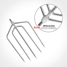 Load image into Gallery viewer, SANLIKE Fishing Hook 1/2 UNC Stainless Steel Fishing Gaff for Saltwater Freshwater Fishing Tool Accessory