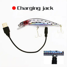 Load image into Gallery viewer, USB charging electric LED bait wobbler