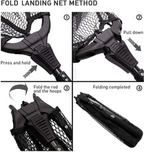 Load image into Gallery viewer, SANLIKE EVA Handle Telescopic Pole Rubber Coated Waterproof Nylon Set