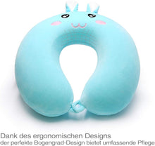 Load image into Gallery viewer, KOMCLUB Travel Pillow U Shaped Pillow Neck Support Cartoon Memory Foam Versatile for Children and Adults Neck Pillow