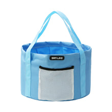 Load image into Gallery viewer, KOMCLUB Household Waterproof Folding Bucket Bubble Foot Basin Travel Outdoor Car Washing Disaster Prevention Camp Storage Bag Outdoor Cooler Wash Tub Collapsible Bucket Bucket Water Folding Bucket