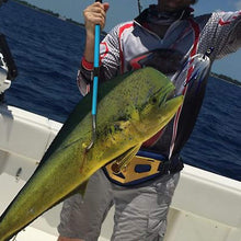 Load image into Gallery viewer, SANLIKE Stainless Telescopic Fishing Gaff Sea Fishing Hook Saltwater Ice Tool Aluminium Alloy Pole Soft EVA Handle