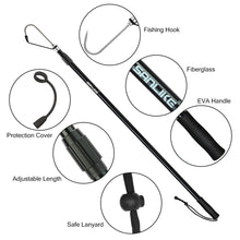 Load image into Gallery viewer, SANLIKE Telescopic Fishing Gaff with Nonslip EVA Handle Stainless Steel Hook