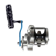 Load image into Gallery viewer, SANLIKE Aviation Aluminum Baitcasting Fishing Reel Handle Rocker Crank Hole For Shimano Trolling Reels