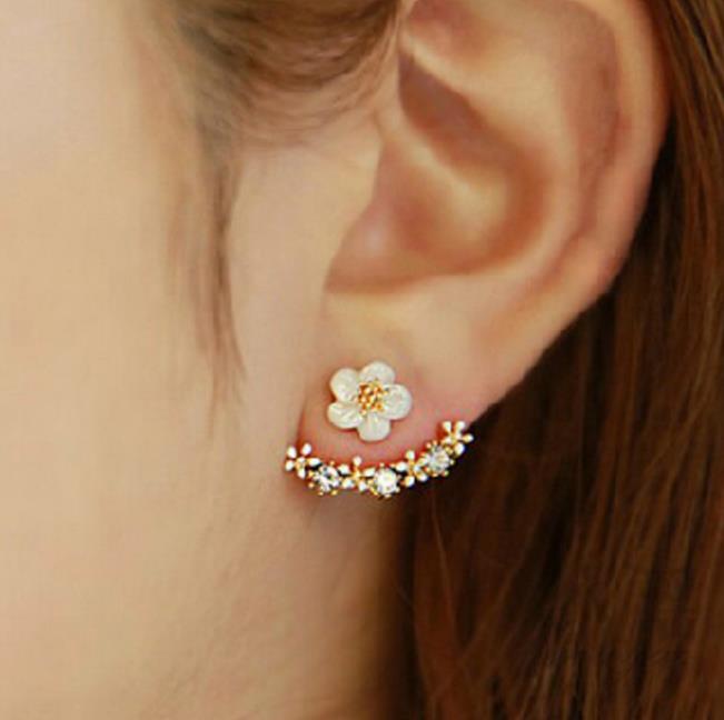Flower Earrings Ear stud
