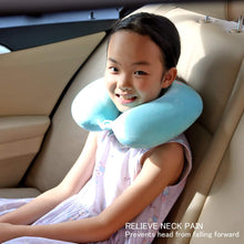 Load image into Gallery viewer, KOMCLUB Travel Pillow U Shaped Pillow Neck Support Cartoon Memory Foam Versatile for Children and Adults Neck Pillow