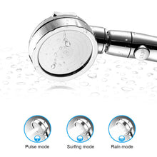 Load image into Gallery viewer, Multi-functions Bathroom Shower Handheld Shower Head High Pressure Chrome 3 Spary Setting with ON/OFF Pause Switch Water Saving
