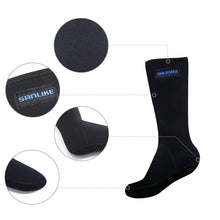 Load image into Gallery viewer, SANLIKE Complete Waterproof Socks Ventilation Neoprene Socks Boots for Diving Skiing Surfing Fishing Black