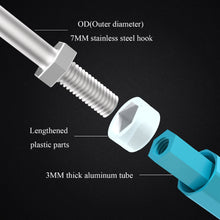 Load image into Gallery viewer, SANLIKE Stainless Fishing Gaff Steel Hook Nonslip EVA Handle Telescopic Pole