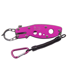 Load image into Gallery viewer, SANLIKE Aluminium Multifunction Lure Fish Grip Lip Trigger Lock 304 Gripper Clip Clamp Fishing Tackle Tool Fishing Equipment