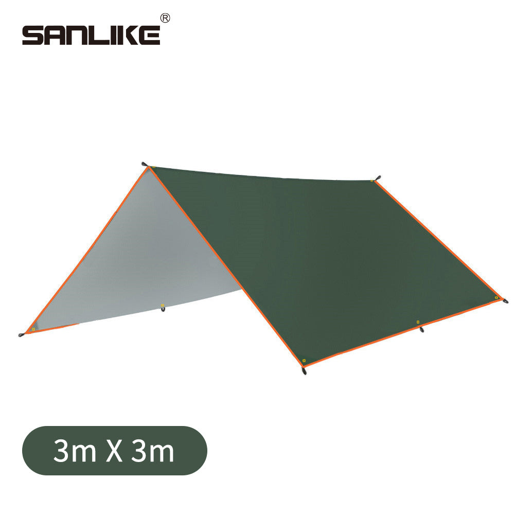 SANLIKE Waterproof UV Sun Shelter Shade Sail Canopy Mat Rain Sunshade for Outdoor Camping Beach Canopies Camping Tent Tools