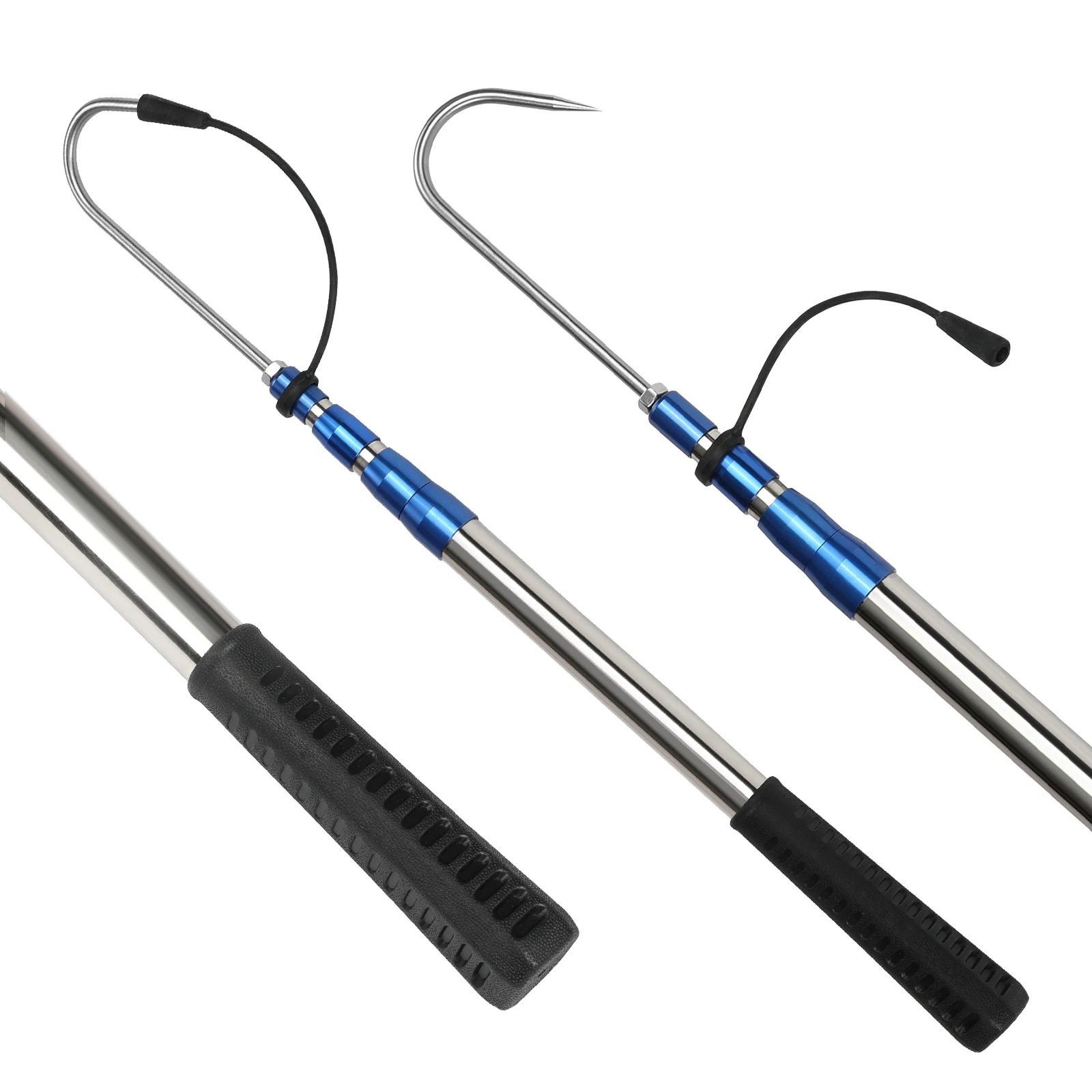 SANLIKE Telescopic Fish Gaff Pole with Stainless Sea Fishing Spear Hoo – SANLIKE STORE