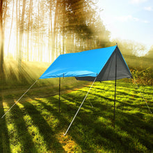 Load image into Gallery viewer, SANLIKE 2.5m Aluminium Retractable Tarp Pole Retractable Tent Pole Shelter Support Pole Tarpaulin Pole Camping Hiking Tools
