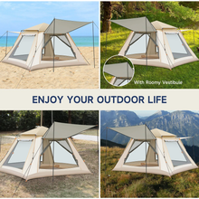 Load image into Gallery viewer, SANLIKE Automatic Camping Tent is equipped with an automatic hydraulic canopy system for camping,travel or beach activities
