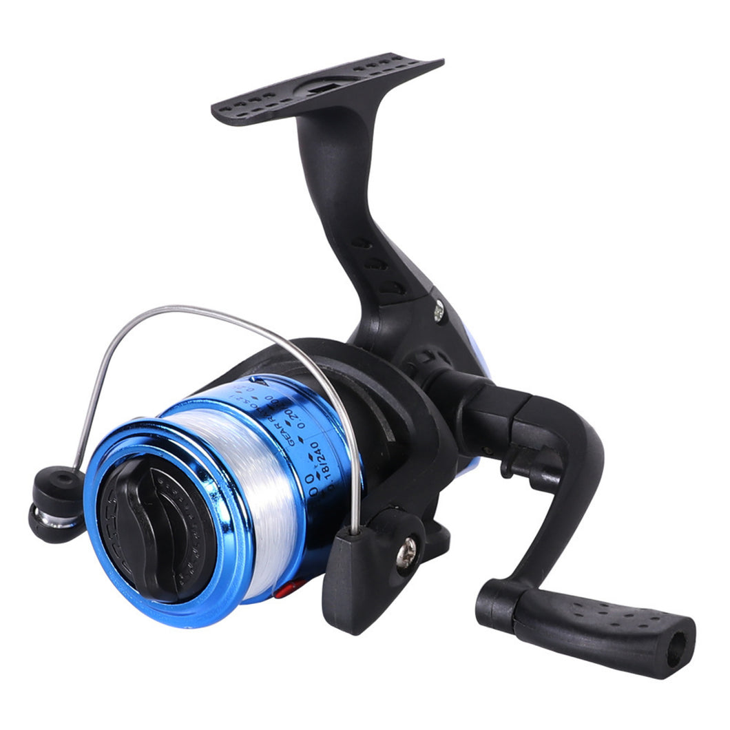 Mini 200 type small fishing reel with line fishing reel iso fishing reel fishing gear road runner spinning wheel