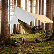 Load image into Gallery viewer, SANLIKE Outdoor Canopy Sunshade Rainproof And Sunscreen 6 Ground Nails And 6 Wind Ropes Portable Tent For Camping And Picnicking
