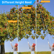 Load image into Gallery viewer, SANLIKE Basket Fruit Picker Head Stainless Steel Pole Multifunctional Convenient Fruit Picking Tool Catcher Apple Peach Picking
