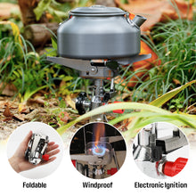 Load image into Gallery viewer, SANLIKE Camping Gas Stove Outdoor Windproof Tourist Burner Portable Folding Ultralight Cooker Equipment Hiking Picnic
