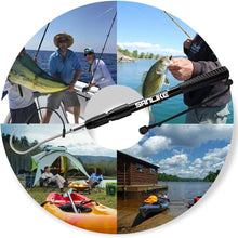 Load image into Gallery viewer, SANLIKE Telescopic Fishing Gaff with Stainless Fish Spear Hook Gripper No Slip Ruber Handle Outdoor Fishing Tackle Accessory
