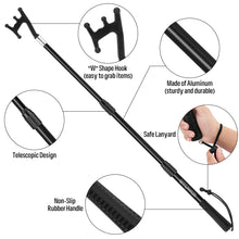 Load image into Gallery viewer, SANLIKE 1M Telescopic Adjustable Boat Hook For docking Lightweight floating non-slip rubber handle Durable and rust-resistant
