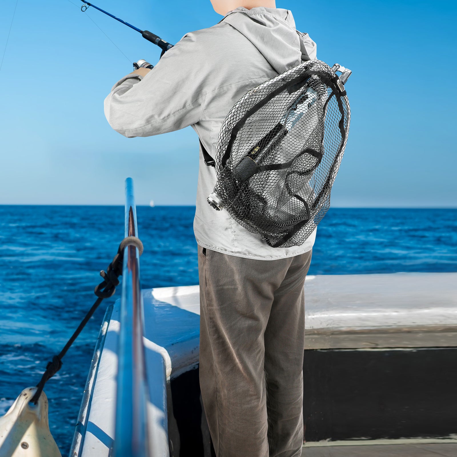 data fishing pole SANLIKE Net Folding Joint 1/2inch 12mm Landing Net Fishin – SANLIKE STORE This perfectly balanced pole 1/2 Thread Strike King Bleeding Bait Frame Type & Finish:Classic Frame Natural Oak (Kid-Safe Plexi)