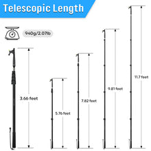 Load image into Gallery viewer, SAN LIKE 3.6M Telescopic Boat Hook Floating Durable Rust-Resistant with Luminous Bead Push Pole Boats Accessory
