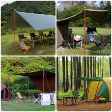 Load image into Gallery viewer, SANLIKE Tent Pole Tarp Pole Compact Aluminum Pole 5 Sections Connection Push Button Type Adjustable Camping Tent Accessories
