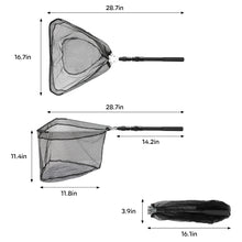 Load image into Gallery viewer, SANLIKE Fishing Net Aluminium Tube Handle Pole Portable Retractable Folding Fish Landing Net Fishing Tackle Accessories
