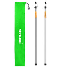 Load image into Gallery viewer, SANLIKE 2pcs Tarp Poles Stainless Steel Adjustable Anti Corrosion Tarpaulin Tent Pole Camping Hiking Outdoor Field Accessories
