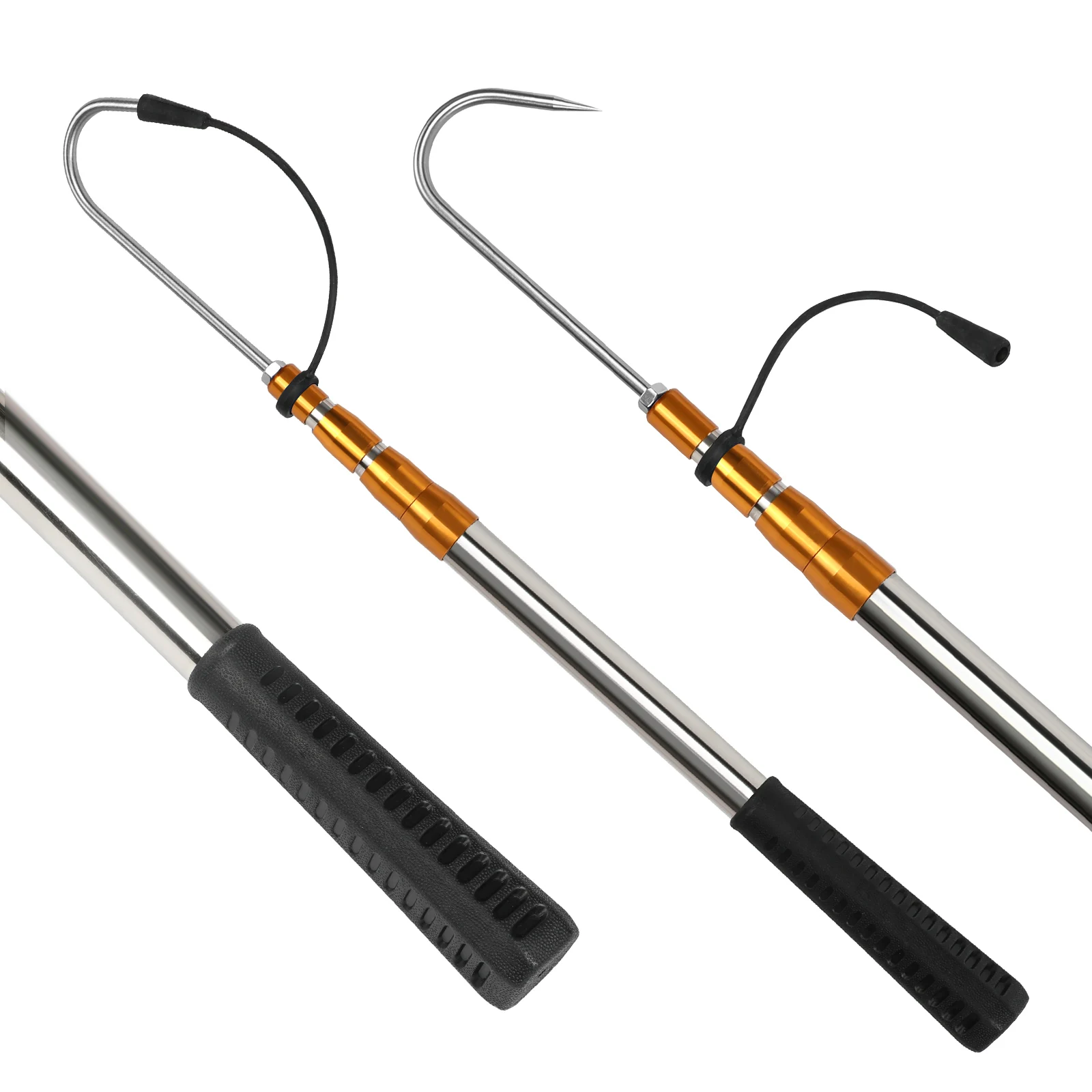 SANLIKE Telescopic Fish Gaff Pole with Stainless Sea Fishing Spear Hoo – SANLIKE STORE