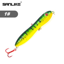 Load image into Gallery viewer, SANLIKE Fake Lures Freshwater Sea Fishing Baits Fishing Equipment 10 cm / 15.6G artificial fishing bait Snake head pencil bait
