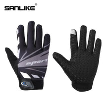 Load image into Gallery viewer, SANLIKE Cycling Gloves Touch Screen Cycling Gloves Non-slip Breathable Mountaineering Sports Fitness Outdoor Gloves
