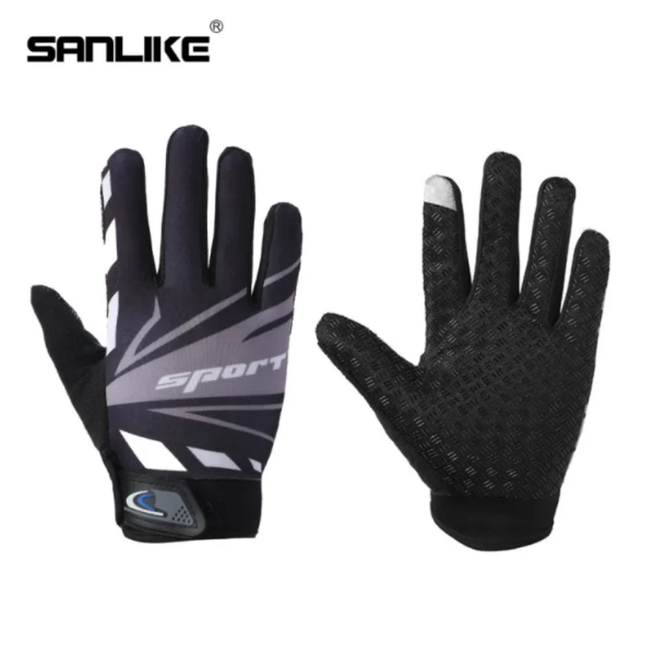 SANLIKE Cycling Gloves Touch Screen Cycling Gloves Non-slip Breathable Mountaineering Sports Fitness Outdoor Gloves