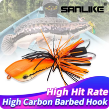 Load image into Gallery viewer, SANLIKE ABS Plastic Hard Bait Thunderfrog Lures Fishing Lures with Smooth Spray Paint Pro Bionic Barbed Hooks Fishing Tools
