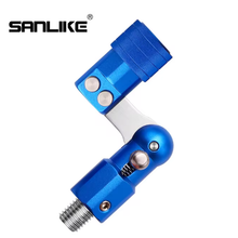 Load image into Gallery viewer, SANLIKE Folding Header 1/2 inch British Standard Header Connector for Fishing Landing Net Heads Aluminium Alloy Fishing Tools
