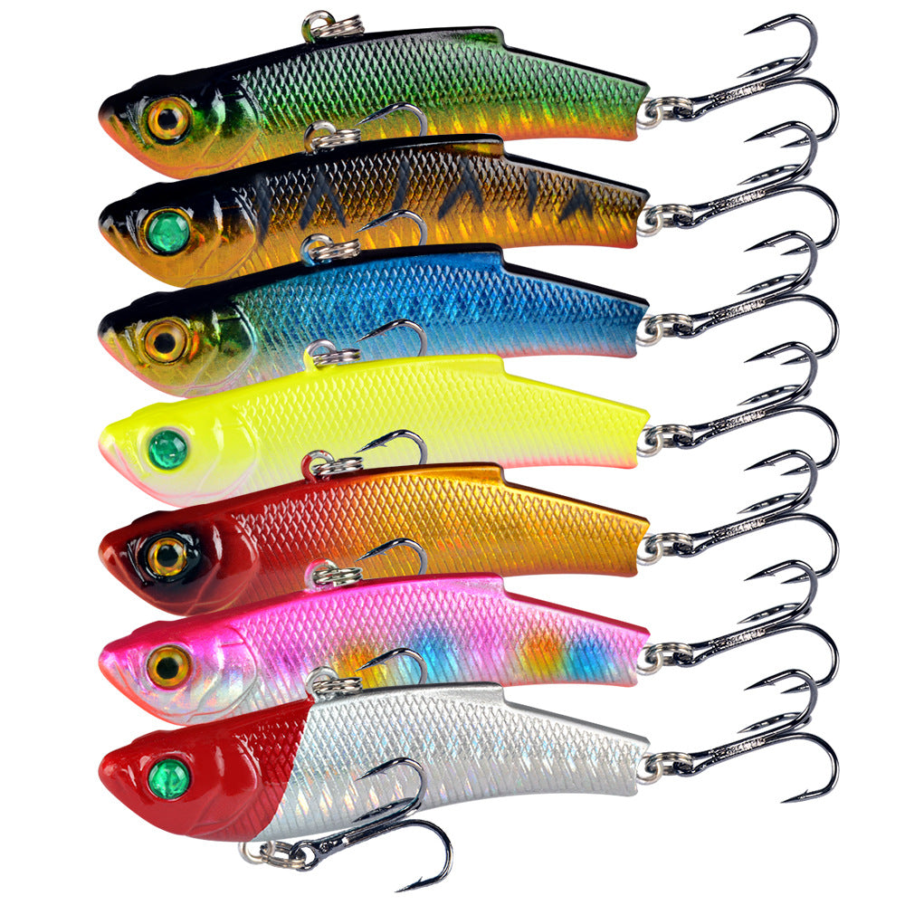 Set of 7 Lure Bait with 7 colours Lure Bait 7cm/17g Full water reinforced hooks for sea fishing Lure Bait Outdoor Fishing Tackle