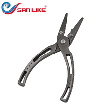 Load image into Gallery viewer, SANLIKE Stainless Steel Multifunctional Fishing Pliers Fishing Line Scissors Fish Hook Remover Fishing Grabbers Fishing Tools
