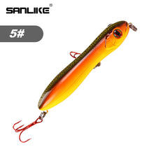 Load image into Gallery viewer, SANLIKE Fake Lures Freshwater Sea Fishing Baits Fishing Equipment 10 cm / 15.6G artificial fishing bait Snake head pencil bait
