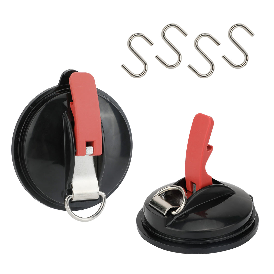 SANLIKE Suction Cup High Strength D-Shaped Buckle Strong And Durable Wear-Resistant Tents Securing Hook accessories