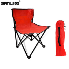 Load image into Gallery viewer, SANLIKE Outdoor Folding Chair Beach Arm Chair Steel Tube Picnic Fishing Barbecue Portable Fishing Chair lawn folding chair
