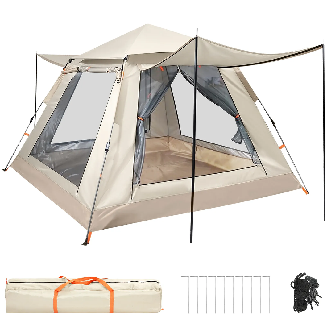 SANLIKE Automatic Camping Tent is equipped with an automatic hydraulic canopy system for camping,travel or beach activities