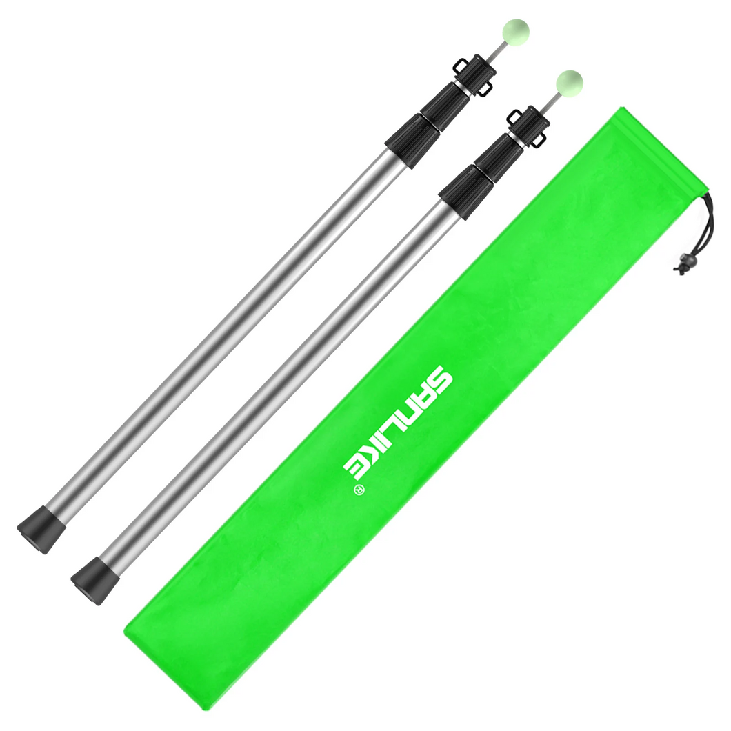 SANLIKE Telescoping Tent Tarp Pole Set Adjustable Camping Poles