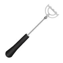 Load image into Gallery viewer, SANLIKE Shrimp Bait Shovel Portable Stainless Steel Rotatable Shovel Fish Bait Black Anti-Slip Grip Fishing Tackle Accessory
