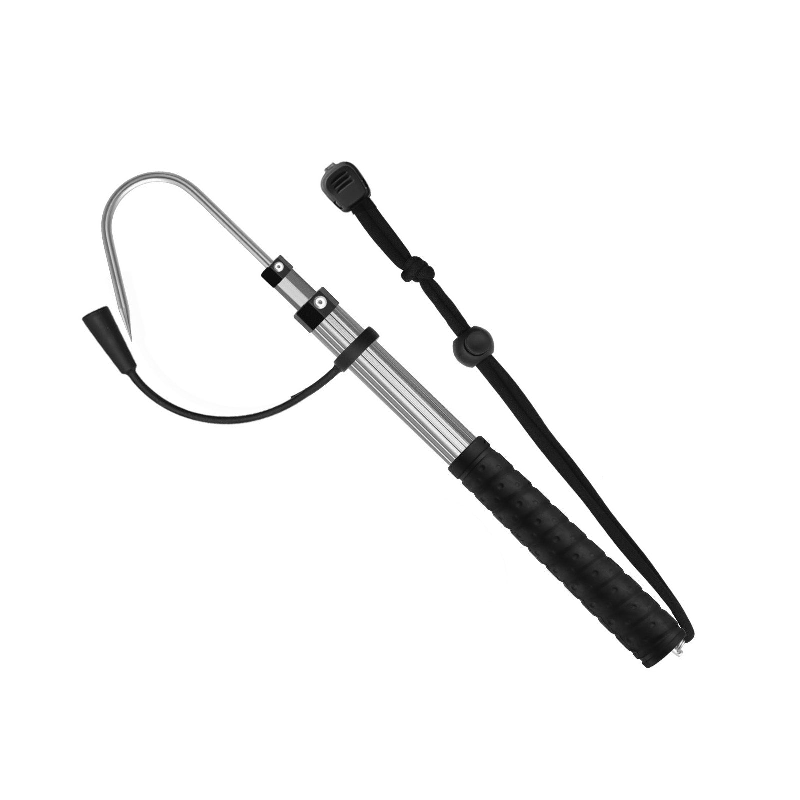 SANLIKE 60cm Fishing Spear Hook Aluminum Alloy Handle Stainless Telesc SANLIKE STORE SANLIKE 60cm Fishing Spear Hook Aluminum Alloy Handle Stainless Telesc SANLIKE STORE